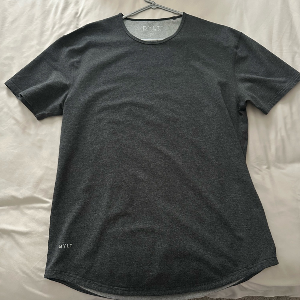 BYLT Basics Gray Short Sleeve Tee